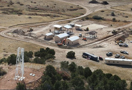 Aerial View Of Construction Site